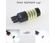 Автомобильная лампа SLP LED 102-4014 SMD в задний ход с цоколем 7443(7440)(W21W)(W21/5W) Белый