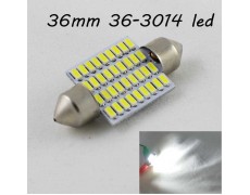 Светодиодная лампа SLS LED в  багажник и подсветку салона SV8,5(C10W) 36mm 36-3014 Белый