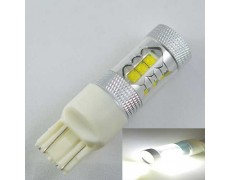 Светодиодная лампа SLP LED в задних ход автомобиля, ДХО Цоколь T20(W21/5W,W21W) Epistar 80W 9-30V 900lm Белый