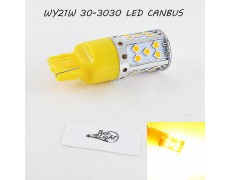 LED лампа в поворот WY21W(7440)(T20) SL30-3030 led Янтарный с обманкой