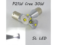 Автомобильная лампа SLP LED в задний ход автомобиля с цоколем 1156(P21W) Cree XBD +XTE 30W 10-30V Белый