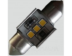 Светодиодная лампа с встроеной обманкой бортового компьютера SV8.5 31mm-SAMSUNG chip-3W-NW