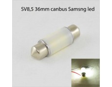 SLP LED светодиодная лампа в подсветку салона, номеров, цоколь SV8.5(C5W) 36mm. Samsung 5630 led, 12- 24 В.