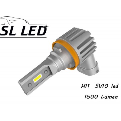 Комплект Led ламп серии SV10, цоколь H8, H11, H9 13W-CSP led 6000K