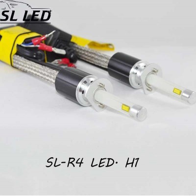 Комплект LED ламп в головной свет серии SL-R4 Цоколь H1, 40W, 4800 Люмен/Комплект