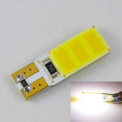 Светодиодная автомобильная лампа SL LED Цоколь T10 (W5W) с обманкой компьютера 12С COB 3W Белый