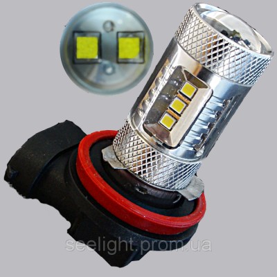 Автомобильная светодиодная лампа H11-12-2323 samsung+Cree10W 22W 9-30V-NW