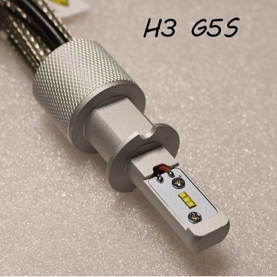 Комплект LED ламп в основные фонари серии G5S Цоколь H3, 22W, 3600 Люмен/Комплект
