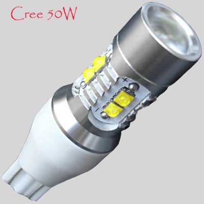 Светодиодная автомобильная лампа SL LED с цоколем T15(W16W)-Cree-50W-в фонарь заднего хода