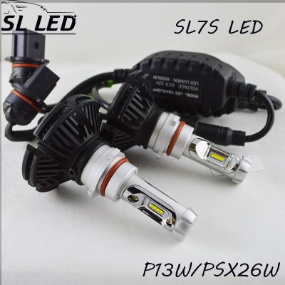 Комплект LED ламп в основные фонари серии SL7S Цоколь P13W, 25W, 4000 Люмен/Комплект