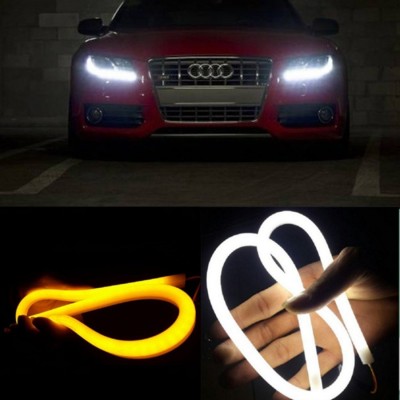 Дневные ходовые огни SL LED, гибкая лента с указателем поворота в фары 60 см. Премиум