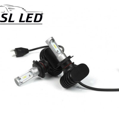 Установочный набор LED ламп в основные фонари SLP S1-LED Цоколь H7, 21W, 3250 Люмен/Комплект