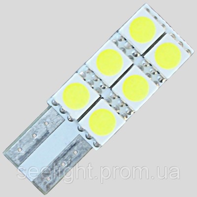 Автомобильная светодиодная лампа T10-5050-6-NP-NW