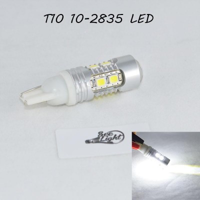 Светодиодная лампа SL LED с цоколем T10(W5W) 10-2835LED-5W- 12-24V