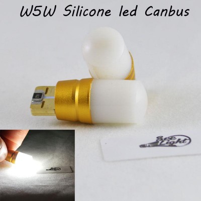 LED лампа в габарит, салон SL LED, с обманкой, can bus, цоколь W5W(T10) 12-3014 led 12 В. Белый 6000K