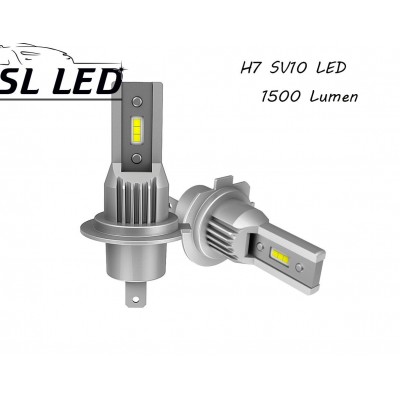 Комплект Led ламп серии SV10, цоколь H7 (PK22s) 13W-CSP led 6000K