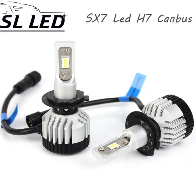 LED лампы в головной свет серии SX7 Цоколь H7, 37W, 3700 Люмен/Комплект
