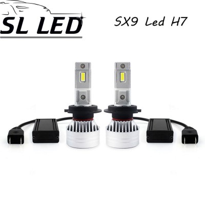 LED лампы в головной свет серии SX9 Цоколь H7, 35W, 3500 Люмен/Комплект