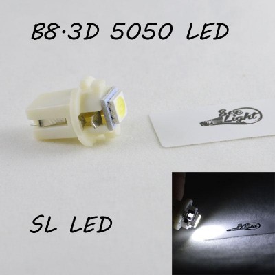 LED лампа в подсветку приборной панели, цоколь B8.3D SL LED
