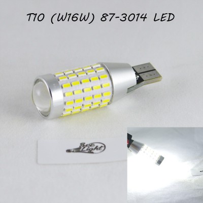 Светодиодная авто лампа SLP LED с цоколем T15(W16W) 87 led 3014 в задний ход