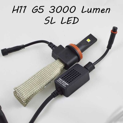 Комплект светодиодных ламп G5 в ПТФ цоколь H11/H8/H9 Cree 20W 3000 Люмен/Комплект