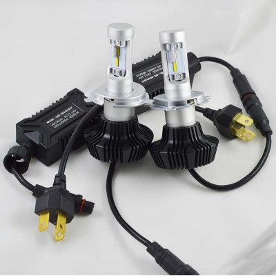 Комплект LED ламп в основные фонари серии G7 под цоколь Н4 24W 4000 Люмен/Комплект 5700K
