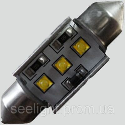 Светодиодная лампа с встроеной обманкой бортового компьютера SV8.5-36MM-9W-Cree-CW