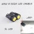 LED лампа в габарит SL LED, с обманкой, can bus, цоколь W5W(T10) 6-3020 led 12-24 В. Белый 6000K