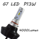 LED комплект  ДХО и ПТФ поколение G7 цоколь P13W 24W 4000 Люмен/Комплект