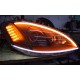 Гибкий указатель поворота  SL LED, силиконовый указатель поворота в фары 85 см.