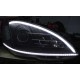 Дневные ходовые огни SL LED, гибкая лента с указателем поворота в фары 60 см. Премиум