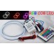 Светодиодные кольца RGB (ангельские глазки) 92-80 мм. COB суперяркие ПАРА