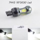Светодиодная автомобильная лампа SLP LED с цоколем T20(7443)(W21W/5W) 16-3030 80W 9-30V Белый