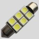 Светодиодная автомобильная лампа SV8.5-42MM-5050-6-NW