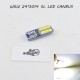 Лед лампа в габарит SLS LED, с обманкой Can шины, цоколь W5W(T10) 24 светодиода типа 3014 12 В. Белый