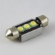 Светодиодная лампа SLP Led с встроеной обманкой бортового компьютера SV8,5(C5W)-36mm-9W LED Белый