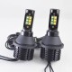 Установочный комплект авто ламп ДХО и Поворот SLP LED с цоколем 1156(PY21W)(BAY15S) 12 Cree led жёлтый/белый