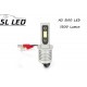 Комплект Led ламп серии SV10, цоколь H3 (PK22Ss) 13W-CSP led 6000K