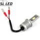 Комплект Led ламп серии SV10, цоколь H3 (PK22Ss) 13W-CSP led 6000K