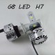 Комплект LED ламп в основные фонари, Цоколь Н7, серия G8, 36W, 6000 Люмен/Комплект
