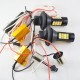 Установочный комплект автомобильных ламп SLP LED с цоколем 1157(PY21W)(BAY15S) 42 2835 led жёлтый/белый