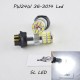 Led лампа в габарит, ДХО SLP LED, цоколь PW24W 36-3014 led, 9-30 В. Белый