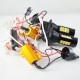 Установочный комплект автомобильнхыx ламп SLP LED с цоколем 7440(WY21W)(T20) 42 2835 led жёлтый/белый