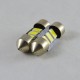 Светодиодная лампа цоколь SV8,5(C5W) 31mm 3-5630 LED Белый