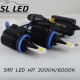 LED лампы в головной свет серии SM1 Цоколь H11, H8, H9, 20W, 2800 Люмен/Комплект 3000/6000K