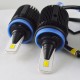 LED лампы в головной свет серии SM1 Цоколь H11, H8, H9, 20W, 2800 Люмен/Комплект 3000/6000K