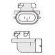 Комплект Led ламп серии SV10, цоколь Н27(881)(PG13) 13W-CSP led 6000K