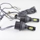 Установочный комплект авто ламп ДХО и Поворот SLP LED с цоколем 7440(WY21W)(7443) 12 Cree led жёлтый/белый