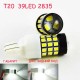 Светодиодная лампа SLP LED с цоколем (W21W, W21/5W, T20, 7440, 7443) R39-2835 SMD Белый