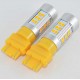 Автомобильная LED лампа SLP LED в задние фонари с цоколем 3157(P27/7W)(3757)(W2/5*16q) 27 2835 led Желтый